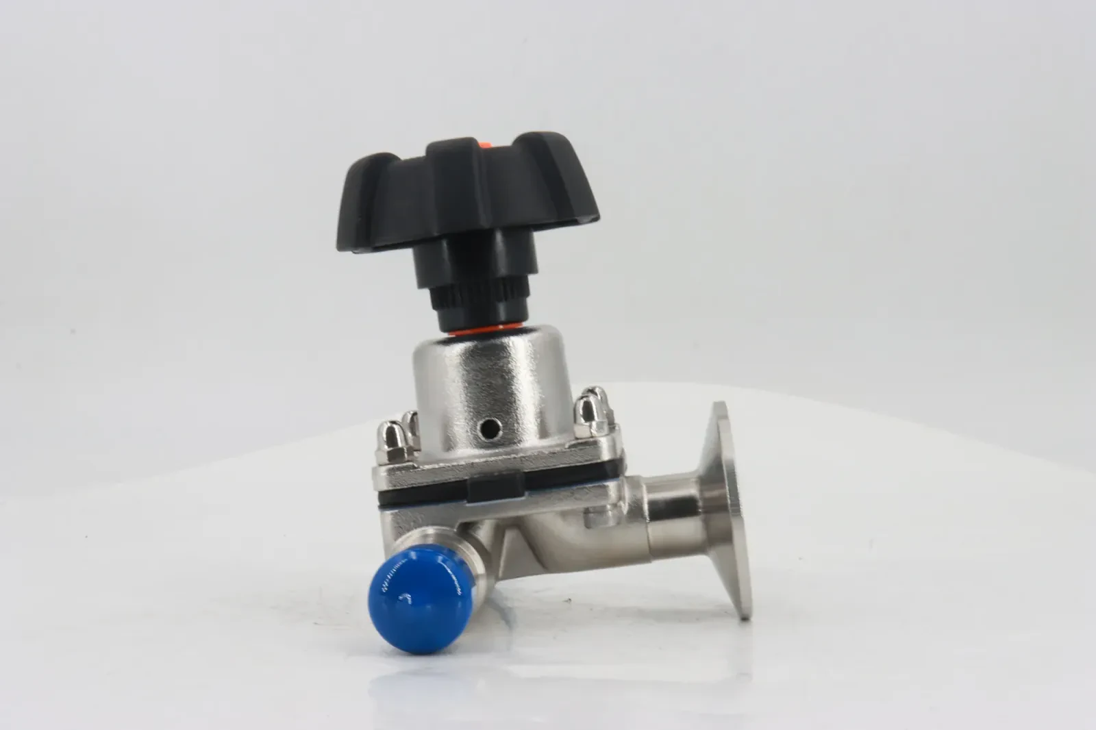 Sanitary Stainless Steel Manual Welded rubber Diaphragm Valve — 6/6