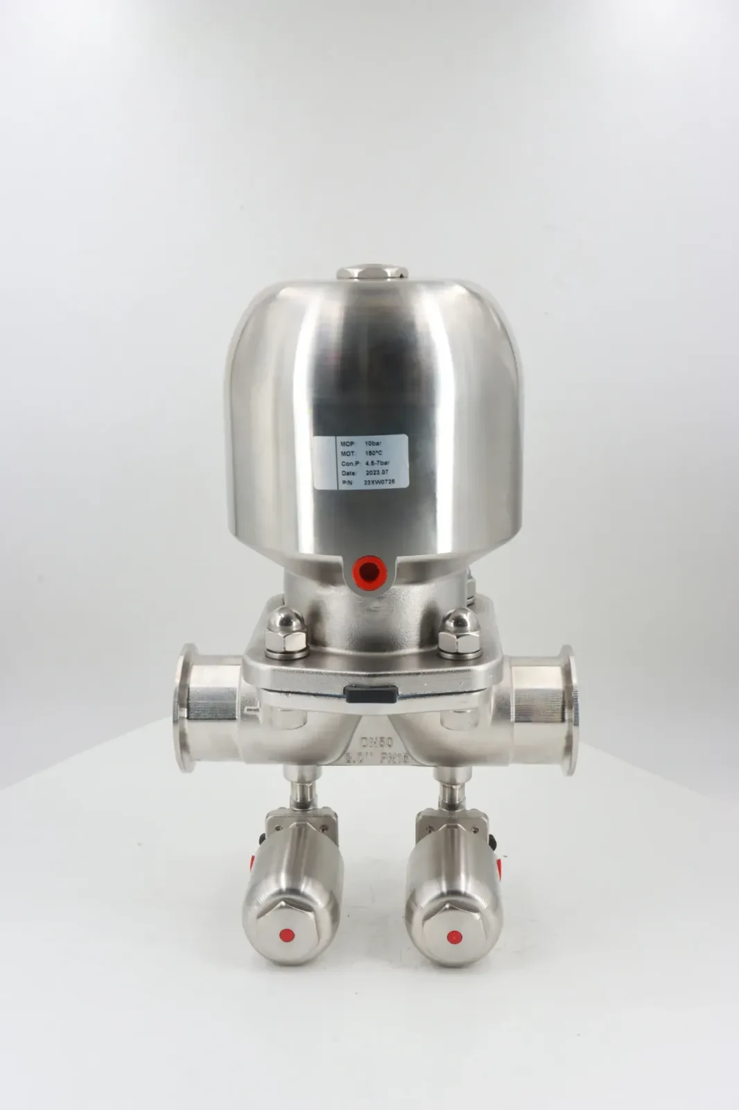Stainless Steel Quick-Installation Welded Threaded Pneumatic gemu Diaphragm Valve — 3/6