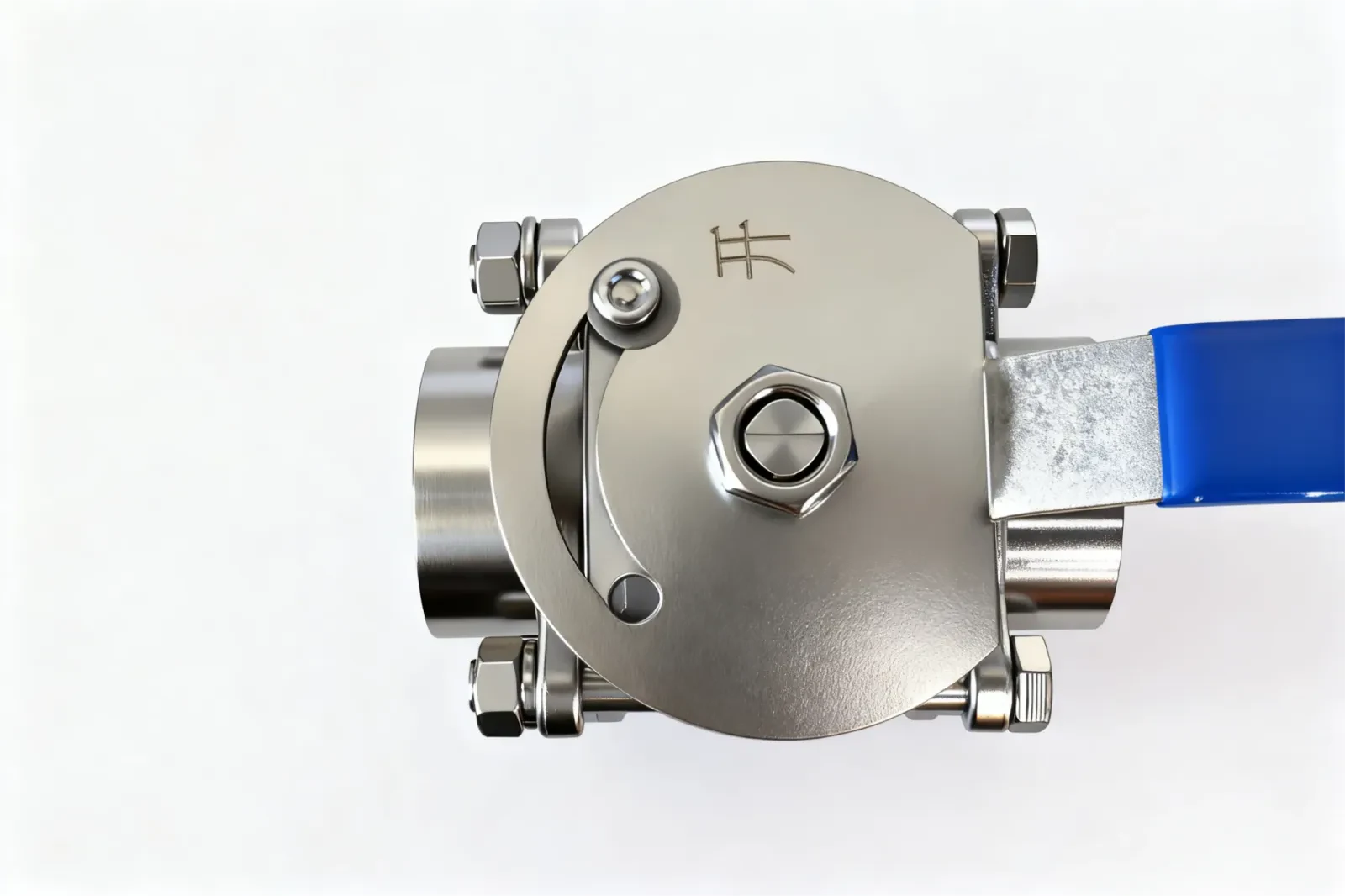 Sanitary stainless steel three-piece weld floating ball valve — 3/6