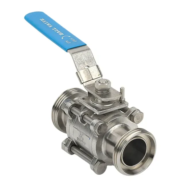 Stainless Steel Sanitary Clamp-type Three-piece Api Ball Valve — 6/6