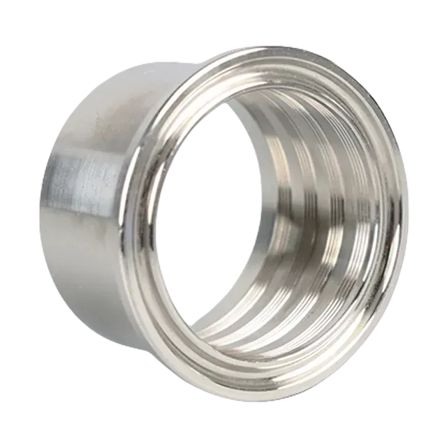 Stainless Steel Sanitary DN15 Polished Threaded Ferrule Fitting — 6/6