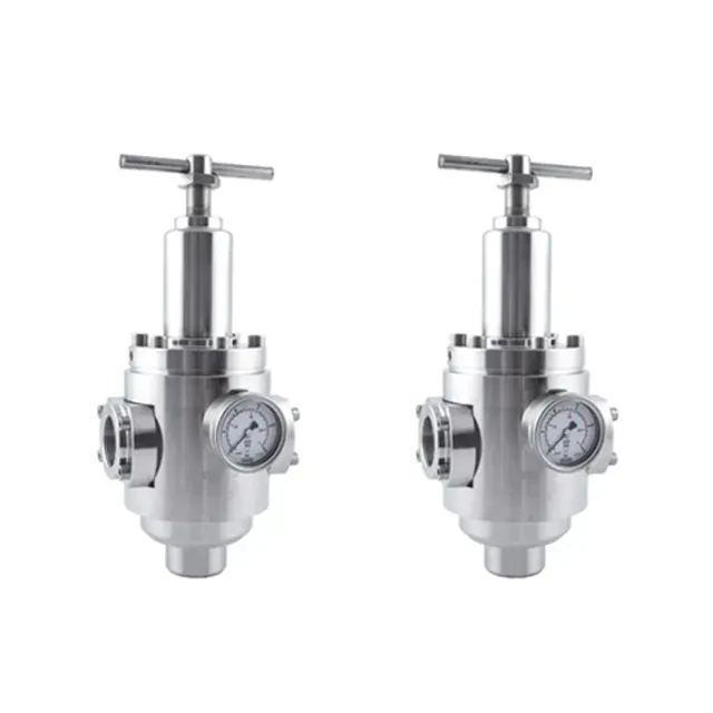 Stainless Steel Sanitary Anti-Corrosion Back Pressure Regulators — 3/6
