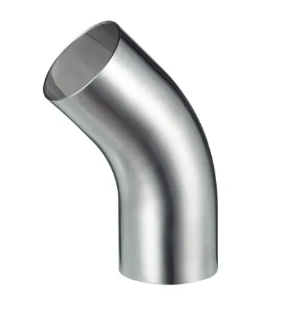 Stainless Steel Food Grade Quick Assembly Pipe Fittings Angle Bend — 3/6