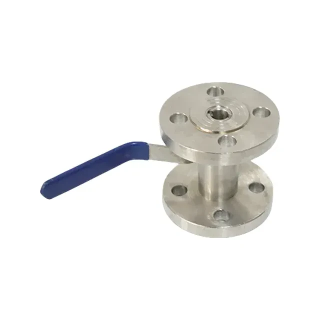 Stainless Steel Sanitary Polished Flange Straight-through Ball Valve — 2/6