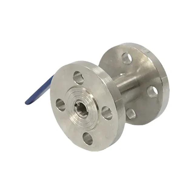 Stainless Steel Sanitary Polished Flange Straight-through Ball Valve — 5/6