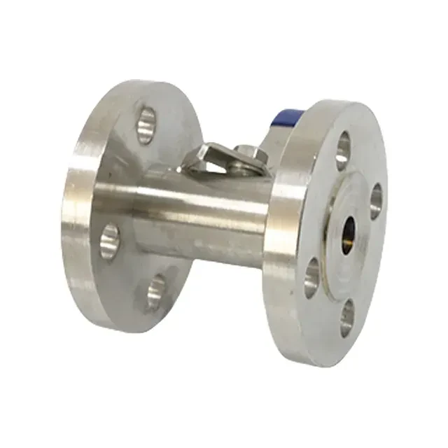 Stainless Steel Sanitary Polished Flange Straight-through Ball Valve — 6/6