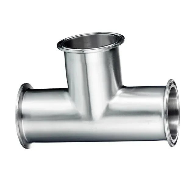 Stainless Steel Sanitary Y-type Bevel Polished Welding Tee — 5/6