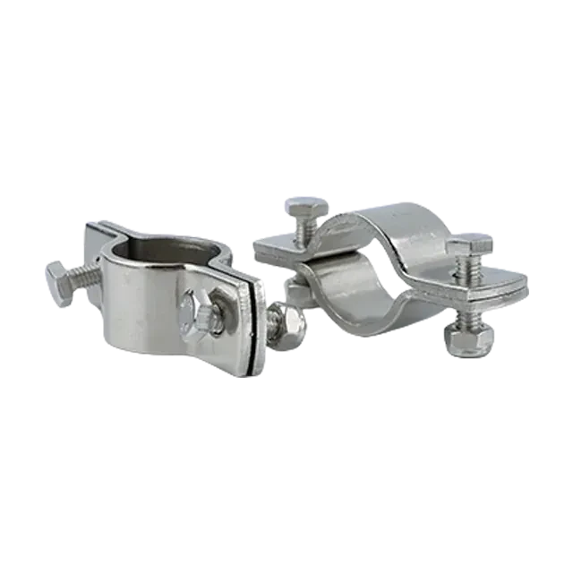 Steel Stainless Sanitary High Perfomace Round Clamp Saddle Pipe Clamp — 4/6