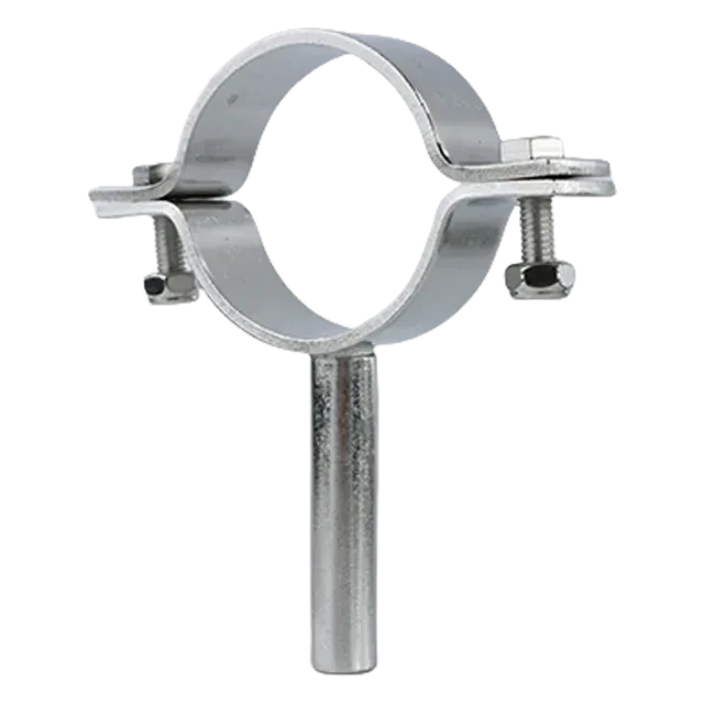 Stainless Steel  Heavy Duty Ferrule Saddle Support Clamp Holder — 5/6