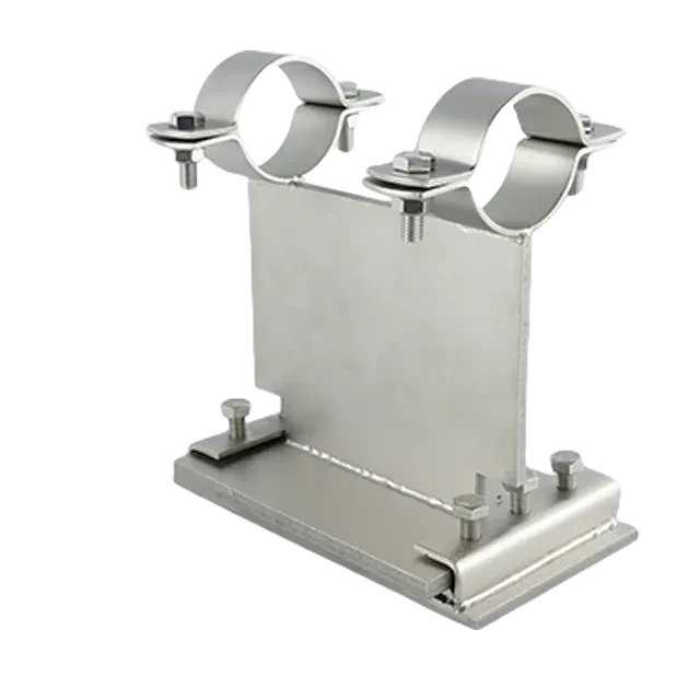 Stainless Steel Fixing and Sliding Pipe Clamp Support Brackets for Steel Pipe — 4/6