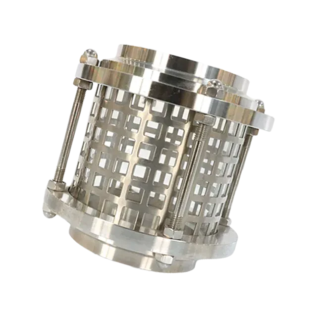 Industrial Stainless Steel  Cylindrical Borrosilicate Tube Type Sight Glass — 4/6