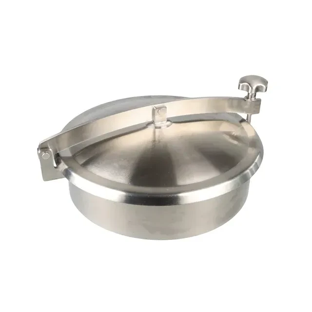 Stainless Steel Sanitary Low Pressure Top Lid with FPM Gasket — 4/6