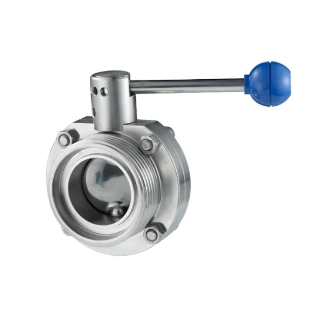 Stainless Steel Sanitary Quick Release Clamped Butterfly Control Valve — 2/6