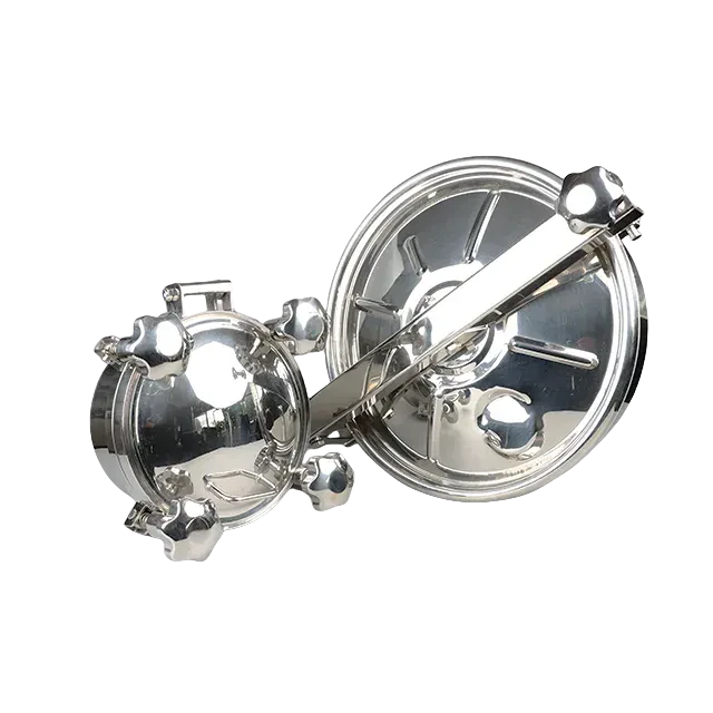 Stainless Steel Hygienic Round Manhole Cover Pressure Manhole — 2/6
