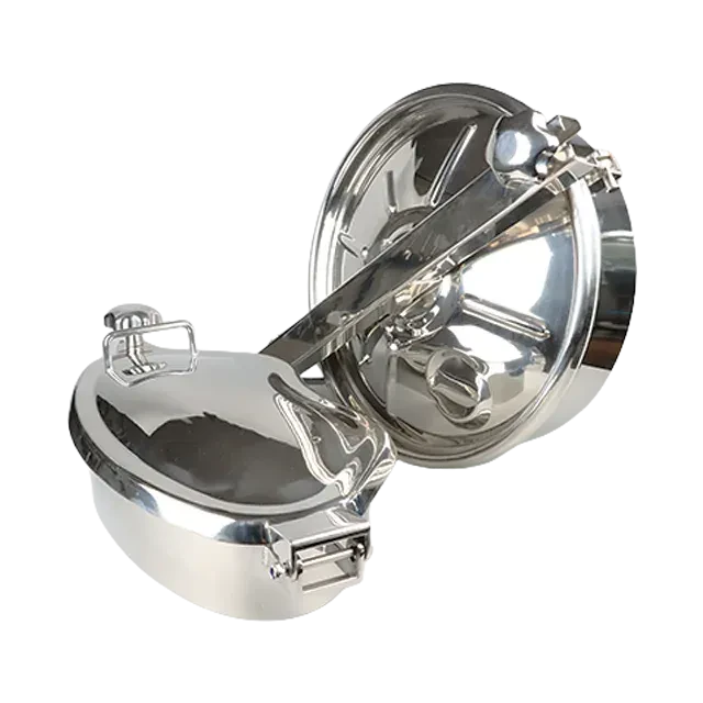 Stainless Steel Hygienic Round Manhole Cover Pressure Manhole — 3/6