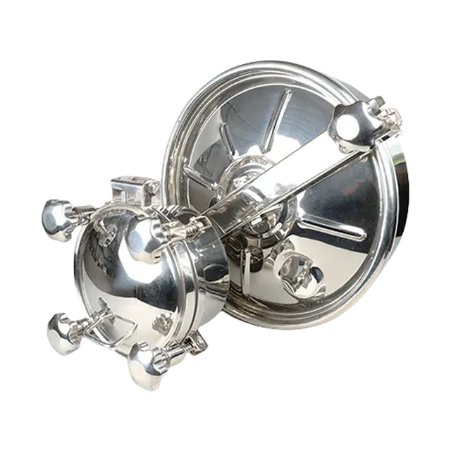 Stainless Steel Hygienic Round Manhole Cover Pressure Manhole — 4/6