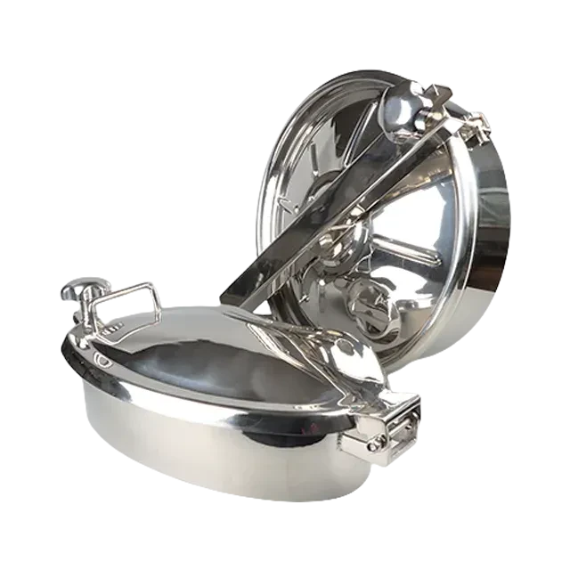 Stainless Steel Hygienic Round Manhole Cover Pressure Manhole — 6/6