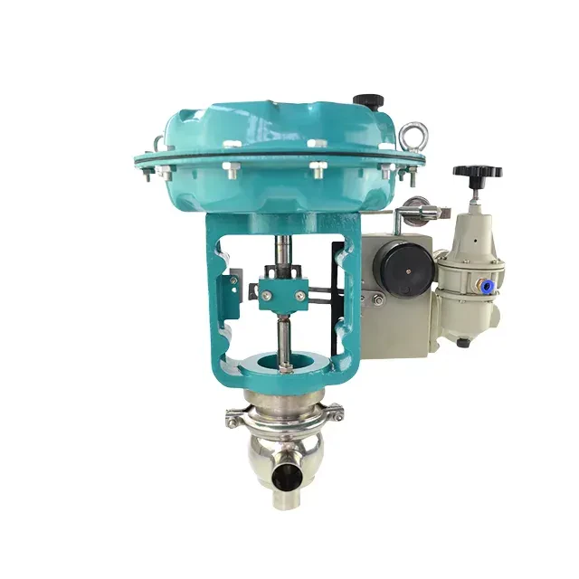 Stainless Steel Sanitary Quick Installation Flow Control Pressure Regulating Valve — 6/6