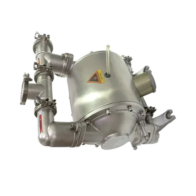 Air Operated Stainless Steel Sanitary Air Driven Diaphragm Pump for Agressive Fluids — 5/6