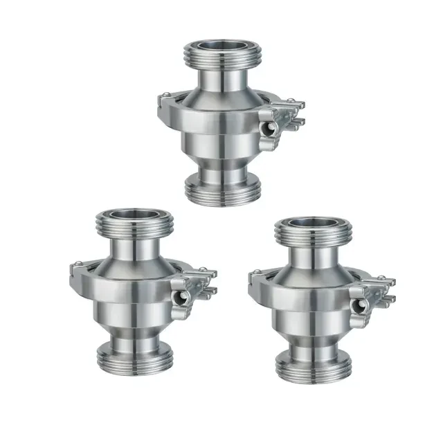 Stainless Steel Sanitary Vertical One Way Spring Check Valve — 2/6