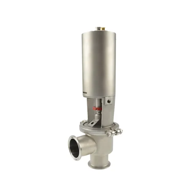 Stainless Steel Sanitary Joint Pneumatic Diverter Stop Valve — 6/6