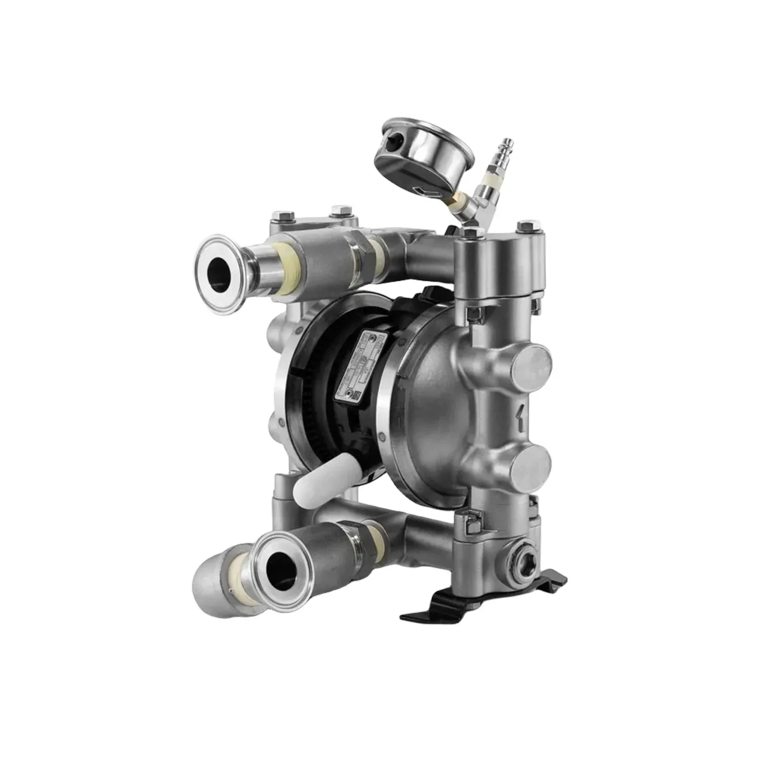 304 Stainless Steel Food Grade in-Line Pressure Diaphragm Pump for Water — 2/6