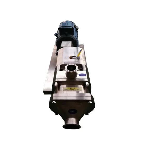 Stainless Steel Horizontal Double Mechanical Seal Screw Lobe Pump for Large Particles — 4/6
