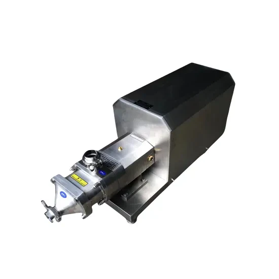 Stainless Steel Horizontal Double Mechanical Seal Screw Lobe Pump for Large Particles — 6/6