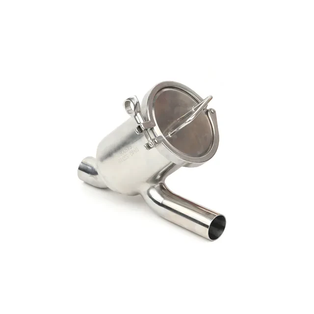 Stainless Steel Sanitary Inline Type Tri Clamp Strainer for Purified Water — 5/6