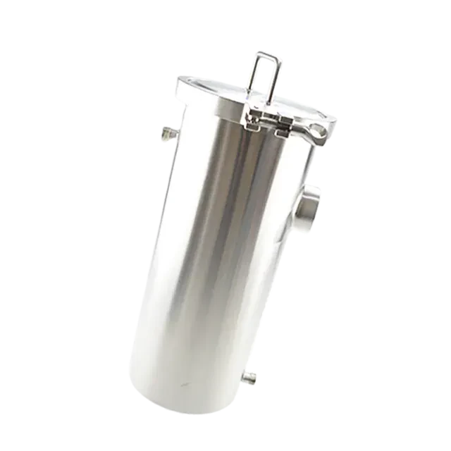 Stainless Steel Duplex Basket Strainer Milk Yogurt  Multi Bag Filter — 4/6