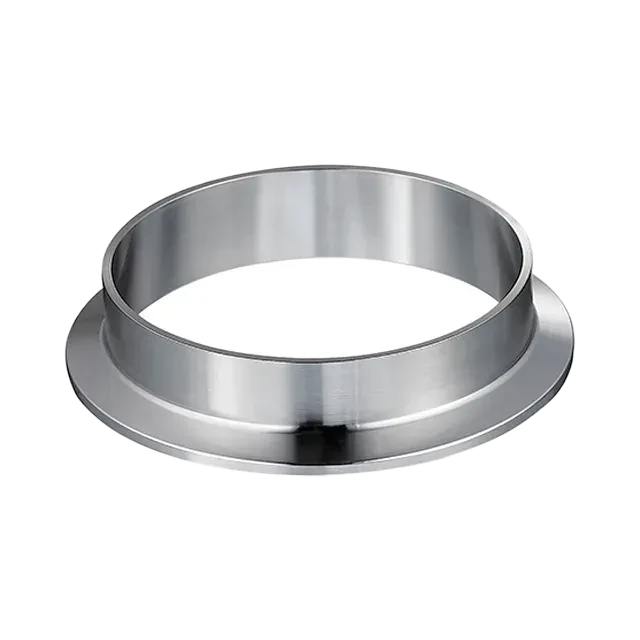 Sanitary Stainless Steel Clamp End Exhaust Weld Short Flange Ferrule Fitting — 4/6