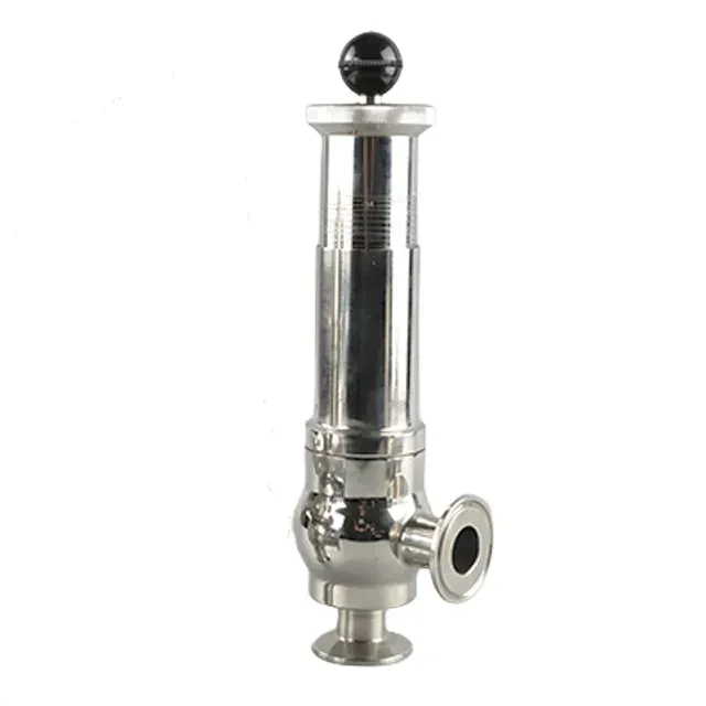 Stainless Steel Hygienic Food Grade Threaded Tank Rebreather Valve — 3/6