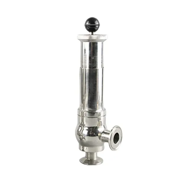 Stainless Steel Hygienic Food Grade Threaded Tank Rebreather Valve — 4/6
