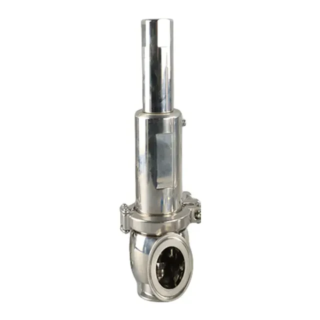 Stainless Steel Sanitary Breather Valve with Clamping Ends — 3/6