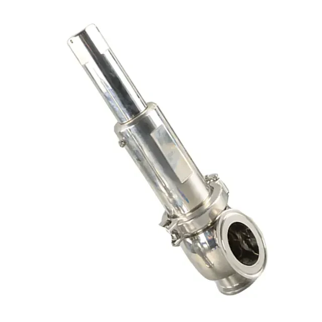 Stainless Steel Sanitary Breather Valve with Clamping Ends — 4/6