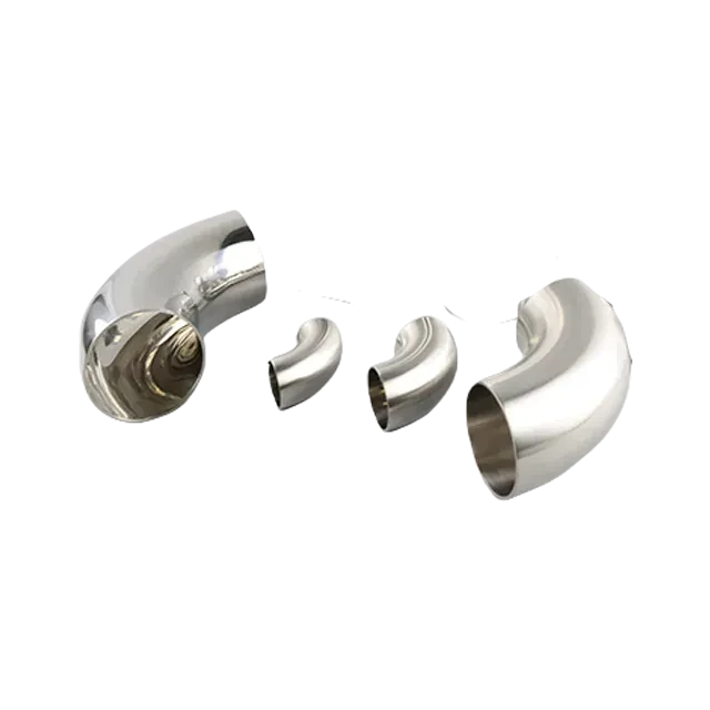 Stainless Steel DIN-DL2WS SMS DIN JN-FT-20 1002 45° Weleded Elbow with Straight Ends — 4/6