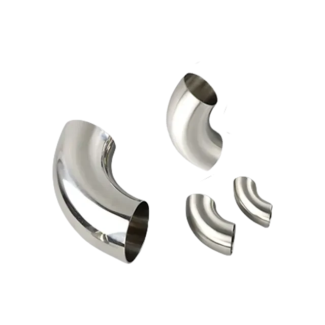Stainless Steel DIN-DL2WS SMS DIN JN-FT-20 1002 45° Weleded Elbow with Straight Ends — 2/6