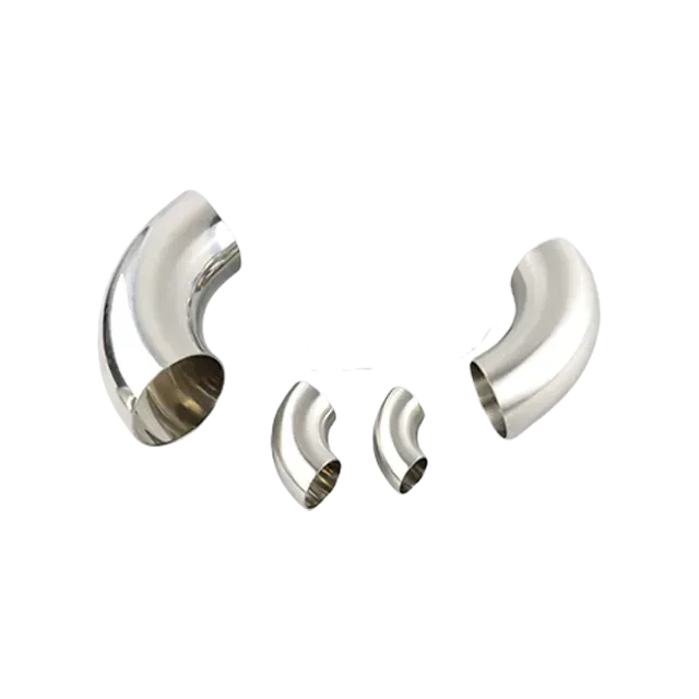Stainless Steel DIN-DL2WS SMS DIN JN-FT-20 1002 45° Weleded Elbow with Straight Ends — 3/6