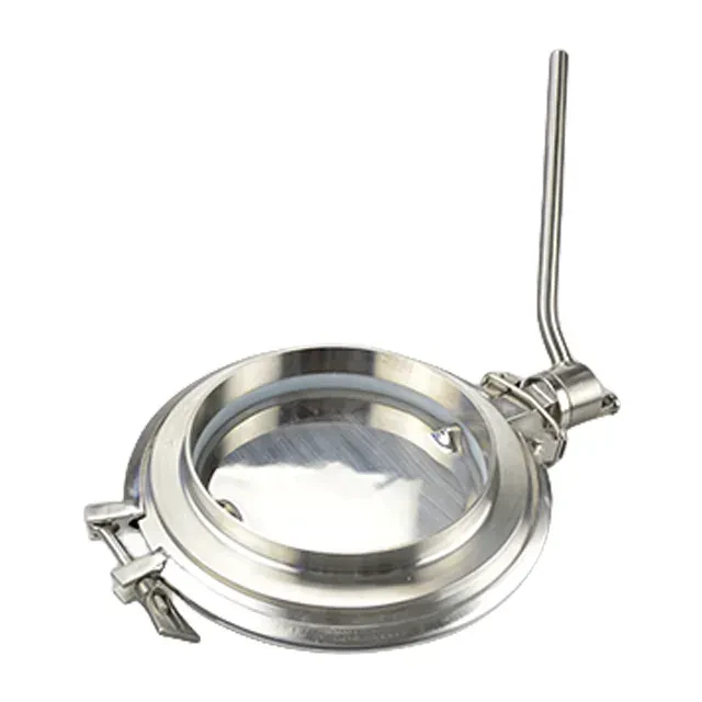 Sanitary Stainless Steel Quick Release Manual Weld-End Powder Butterfly Valve — 5/6