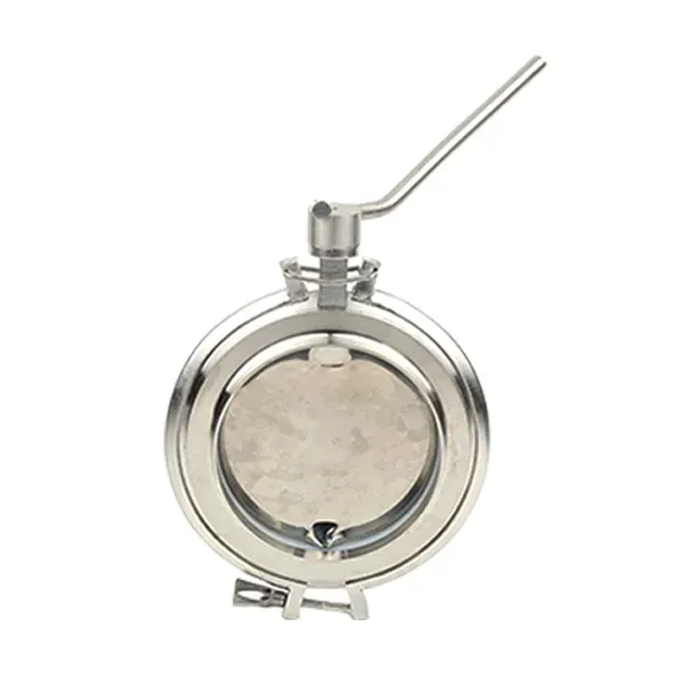 Sanitary Stainless Steel Quick Release Manual Weld-End Powder Butterfly Valve — 6/6