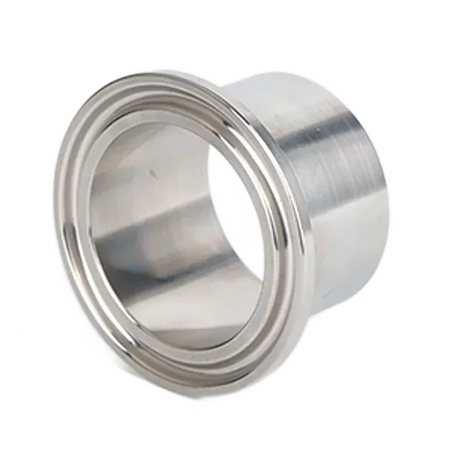 Sanitary Stainless Steel Aseptic Short Weld On Ferrule Pipe Fitting — 4/6