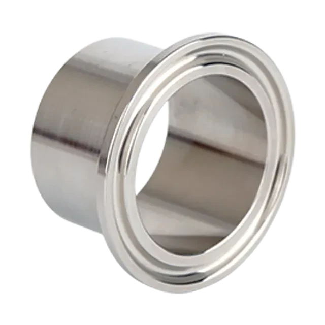Sanitary Stainless Steel Aseptic Short Weld On Ferrule Pipe Fitting — 6/6