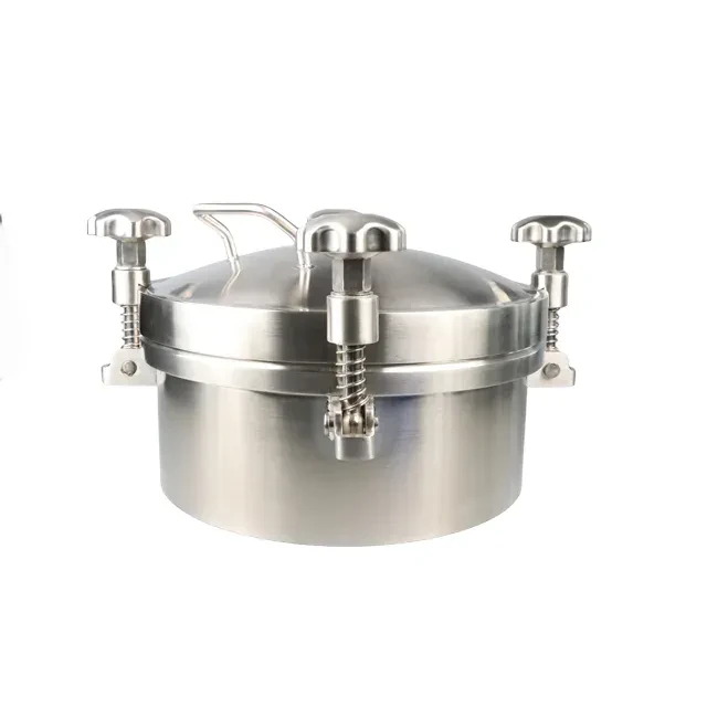 Stainless Steel Sanitary Back Side Opening Manway Hatch  for Stout Tanks — 2/6
