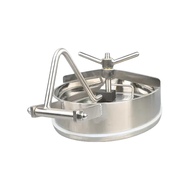 DN500 Elliptical Sanitary Stainless Steel  Pressure Vessel Manhole SideSwing Cover — 6/6