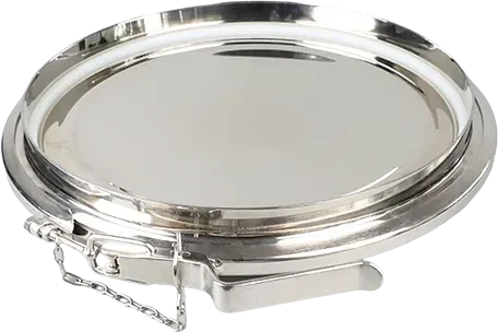 Stainless Steel Sanitary Atmosphere Manhole Cover  with EPDM  Gasket — 6/6