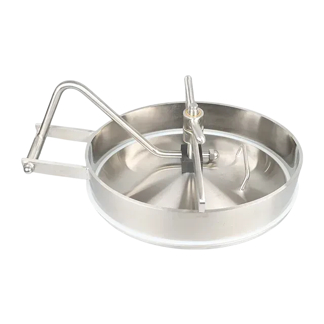 Stainless Steel Customized Sanitary Non Pressure  Glass Manhole for Bevel Edge — 4/6