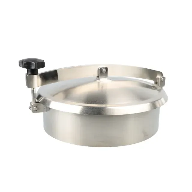 Stainless Steel Round Pressureless Autoclave Manhole with Single Cross Arm — 2/6