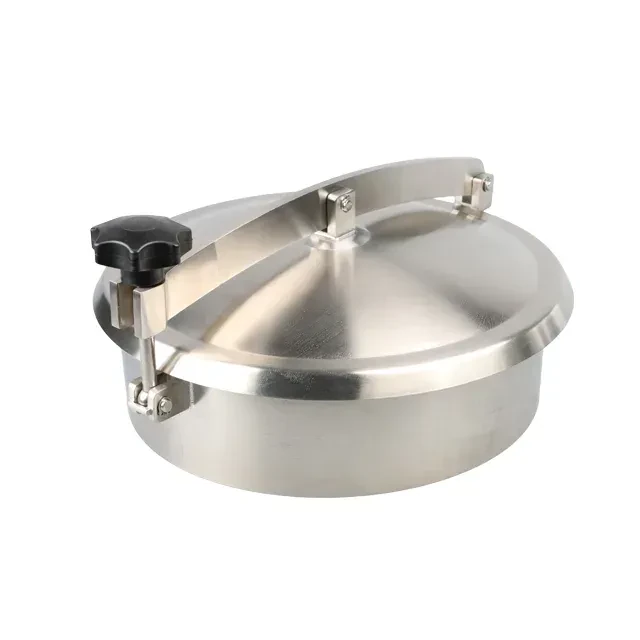 Stainless Steel Round Pressureless Autoclave Manhole with Single Cross Arm — 3/6