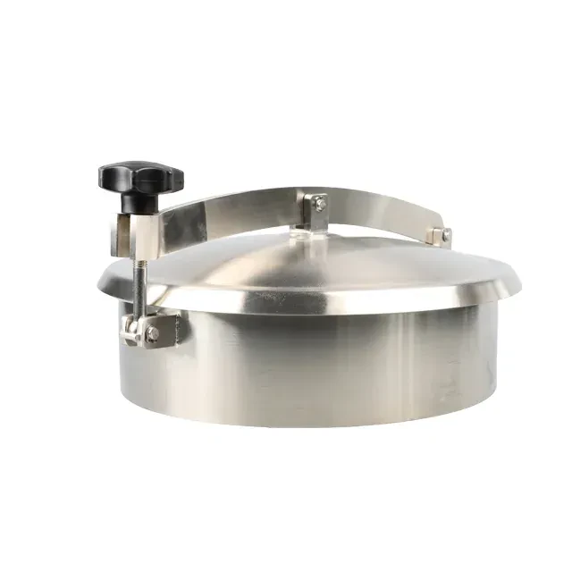 Stainless Steel Round Pressureless Autoclave Manhole with Single Cross Arm — 4/6