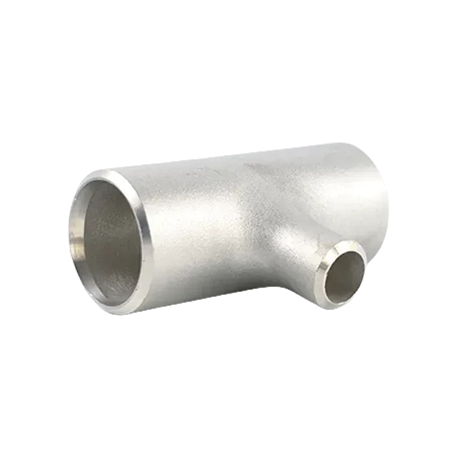 Stainless Steel  Scheduled  AS DIN11851 RIT Seamless Butt Weld Reducing Tee Pipe Fitting — 2/6